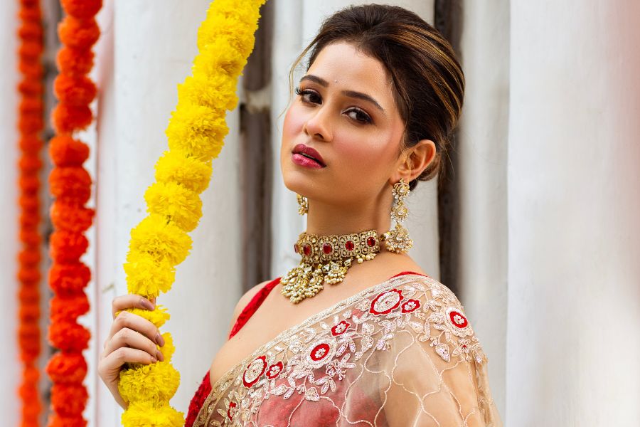 সঙ্গে জবরদস্ত যুগলবন্দিতে মডেল সিম্মি সরকার। তিনিও যেন সেয়ানে সেয়ানে টক্কর দিচ্ছেন শ্রাবন্তীকে। 