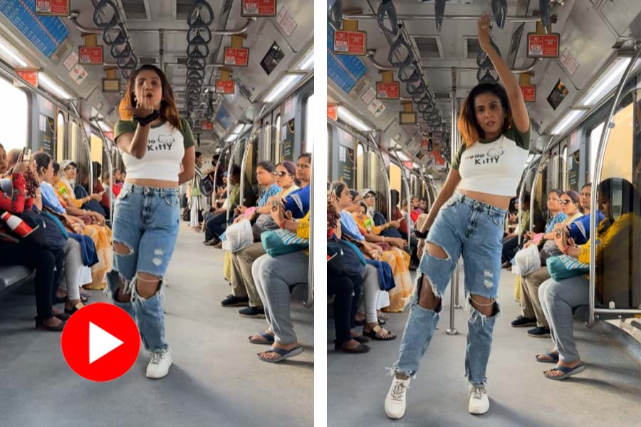 Viral video of woman dances on aj ki rat on metro