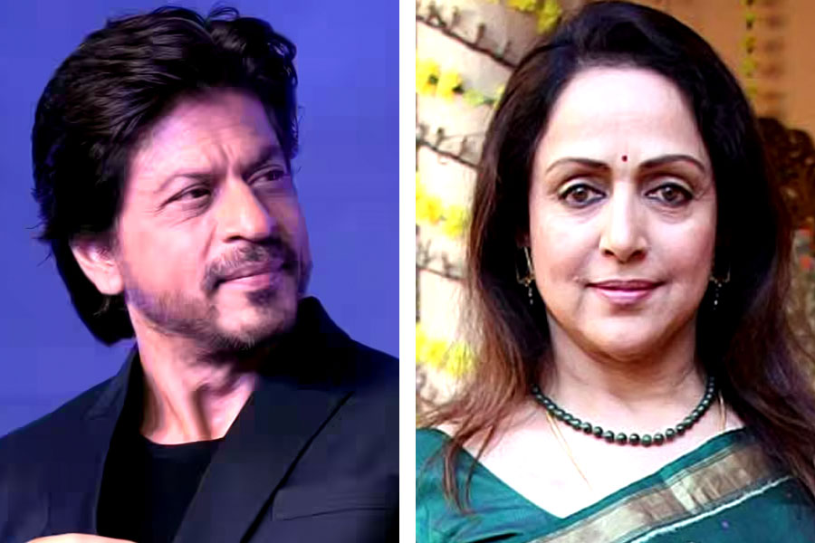 Image of Shah Rukh Khan and Hema Malini