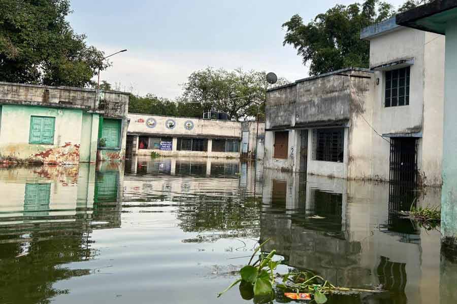 জলমগ্ন মালদহ।