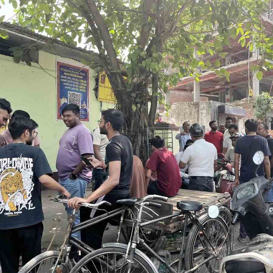 Local kids stopped construction works on their playground at jalpaiguri