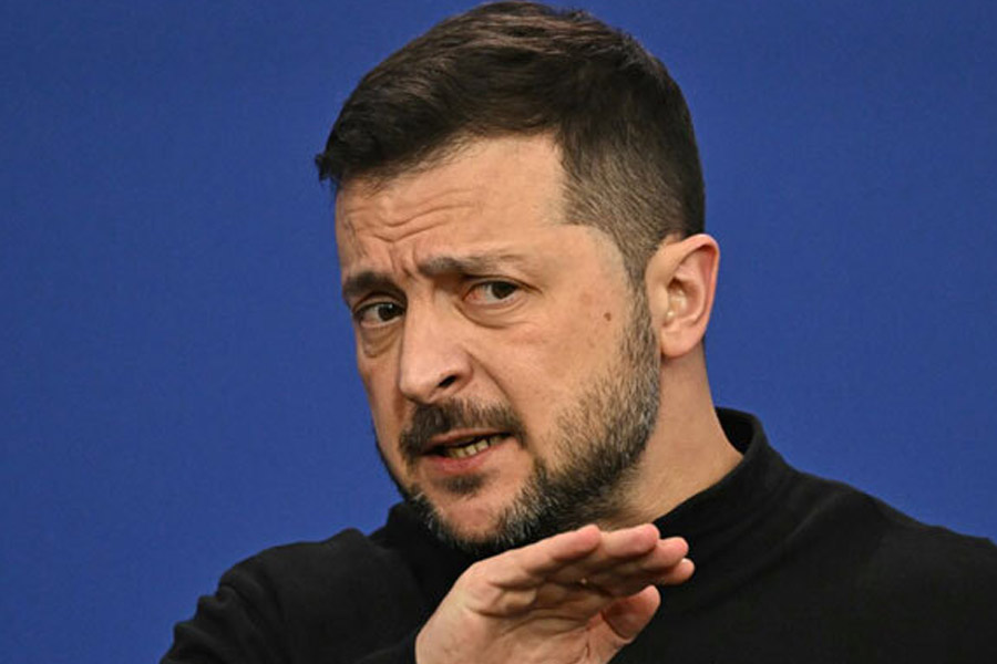 Ukrainian President Volodymyr Zelensky