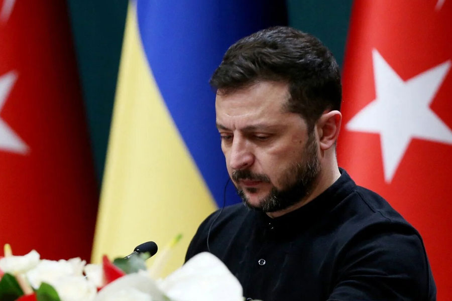 Ukrainian President Volodymyr Zelensky