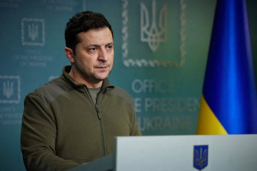 Ukrainian President Volodymyr Zelensky