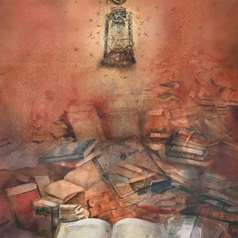 সম্মেলন: অ্যাকাডেমিতে সোসাইটি অব কনটেম্পোরারি আর্টিস্টস দলের বার্ষিক প্রদর্শনী নিল্পকর্ম।