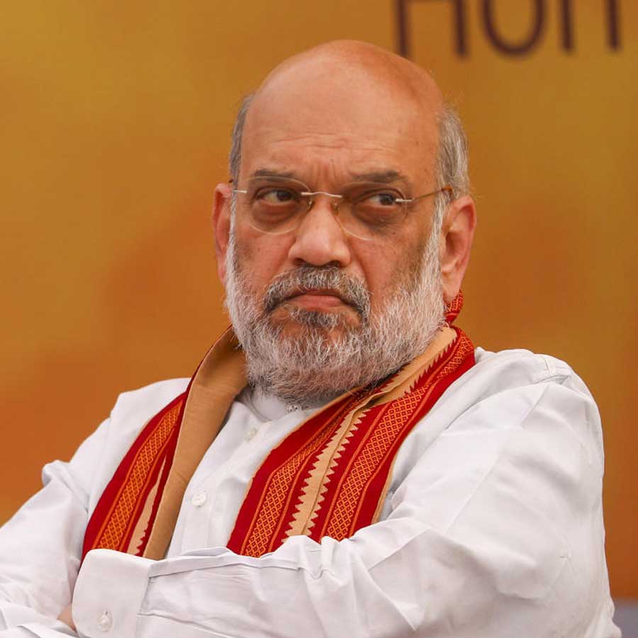 সোমবার জম্মু ও কাশ্মীরে কেন্দ্রীয় স্বরাষ্ট্রমন্ত্রী অমিত শাহ।