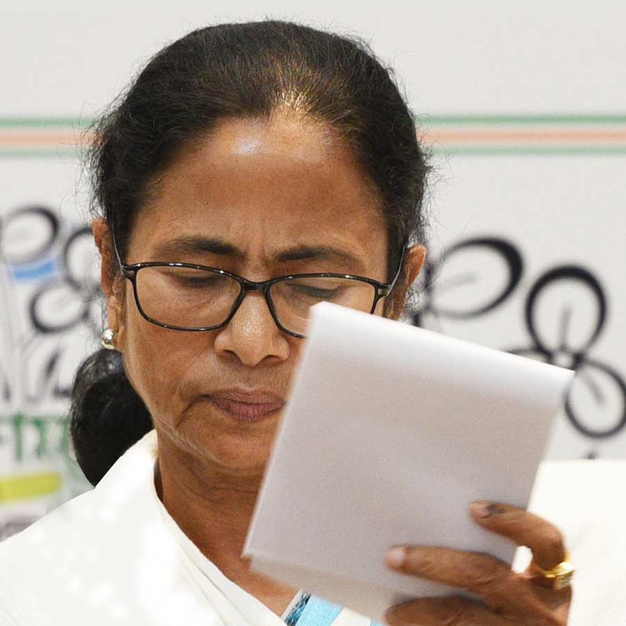 তৃণমূলনেত্রী মমতা বন্দ্যোপাধ্যায়।