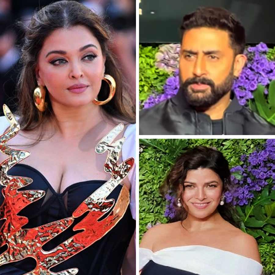 Abhishek Bachchan and Nimrat Kaur attend an event in Mumbai