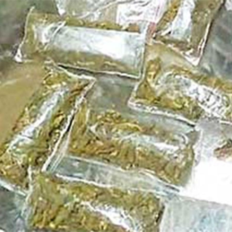 Marijuana recovered by police in Nabagram one arrested dgtld