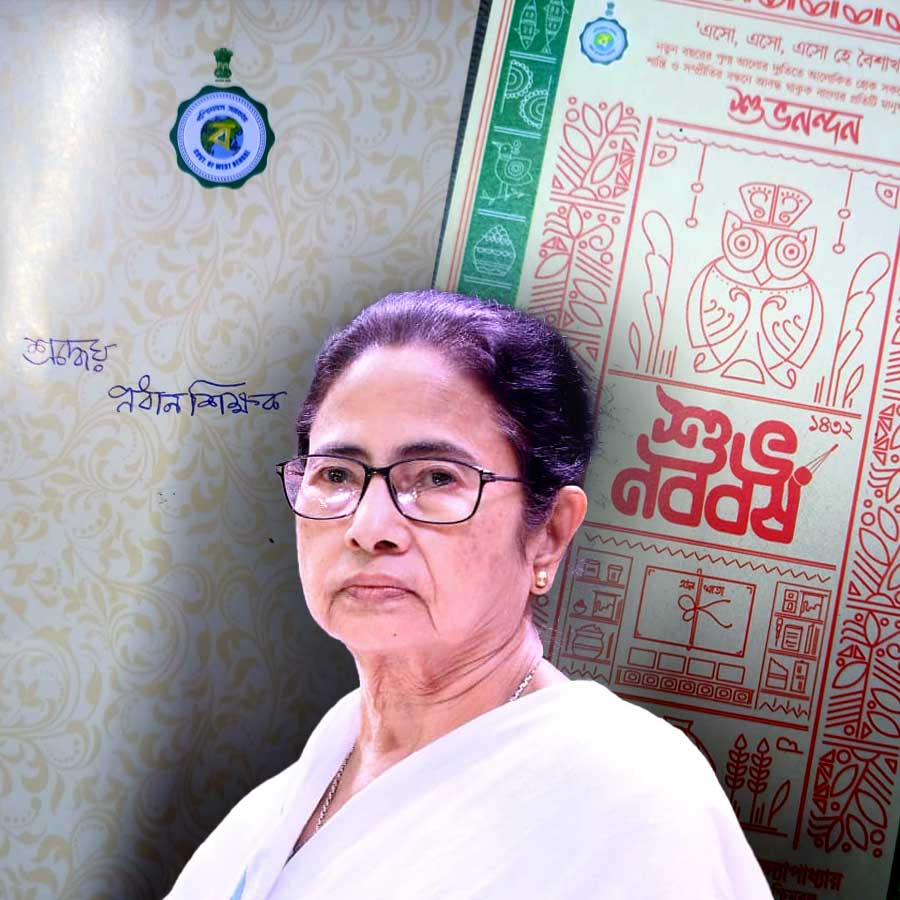 প্রধানশিক্ষকদের নববর্ষের শুভেচ্ছাবার্তা পাঠালেন মুখ্যমন্ত্রী মমতা বন্দ্যোপাধ্যায়।