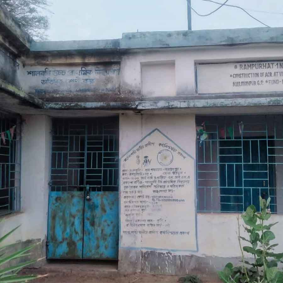 A school at rampurhat already had no teachers and now they lost their non teaching staff as well