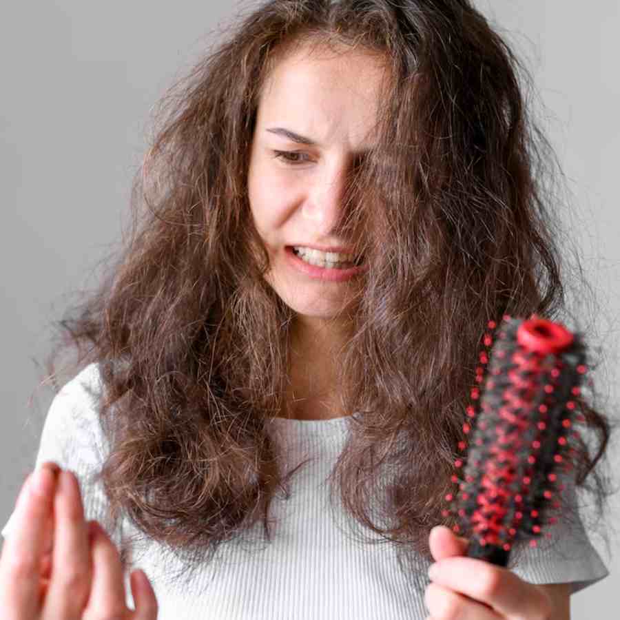 How can iron deficiency cause hair loss