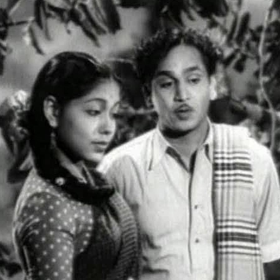 Waheeda Rehman and Dev Anand