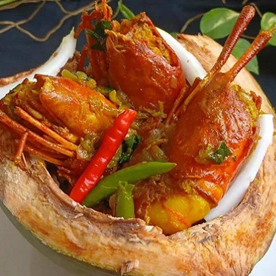 How to make Chingri Bhapa by tinder coconut flesh dgtl