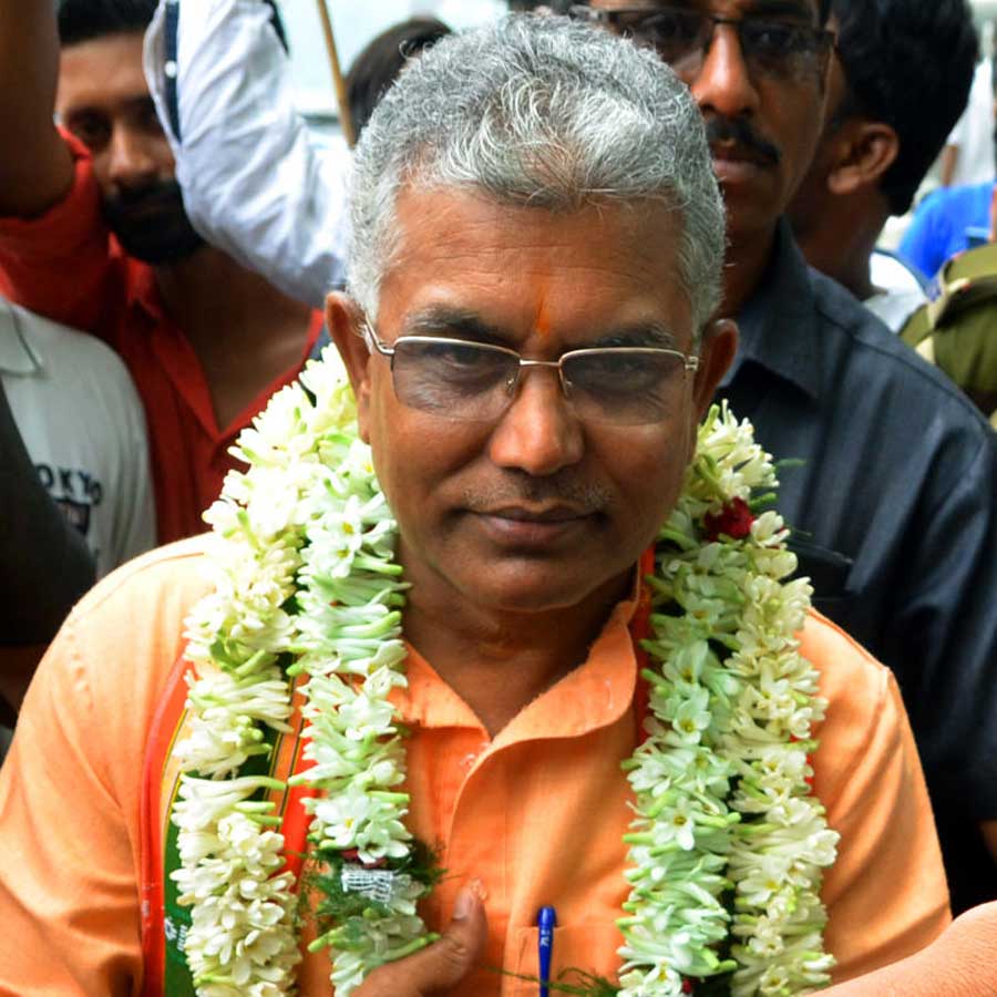 BJP leader Dilip Ghosh is getting married on Friday afternoon, ahead of his birthday