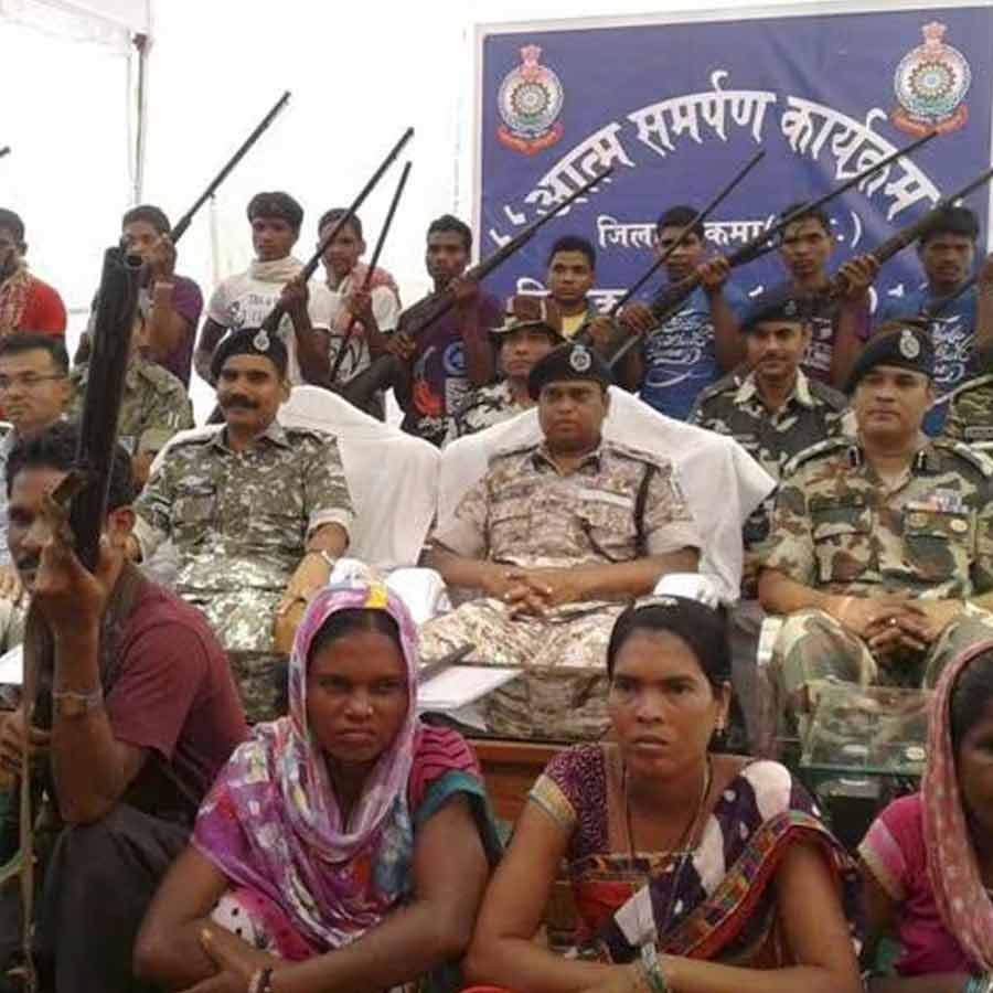 22 Maoists with Rs 32 lakh reward on their head surrender in Sukma of Chhattisgarh