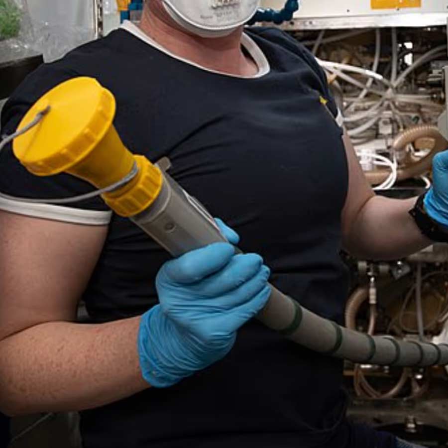 Astronauts used to wear condom like device in space to urinate