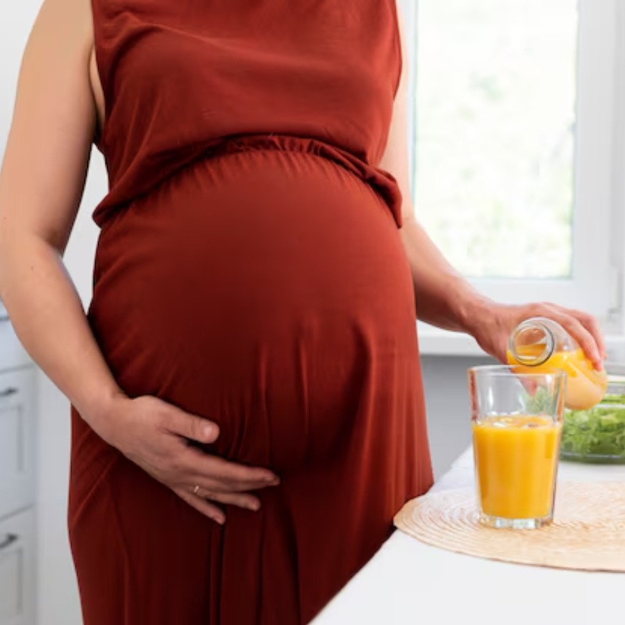Does Orange juice really help to get clear visual in ultrasound test on a pregnant women