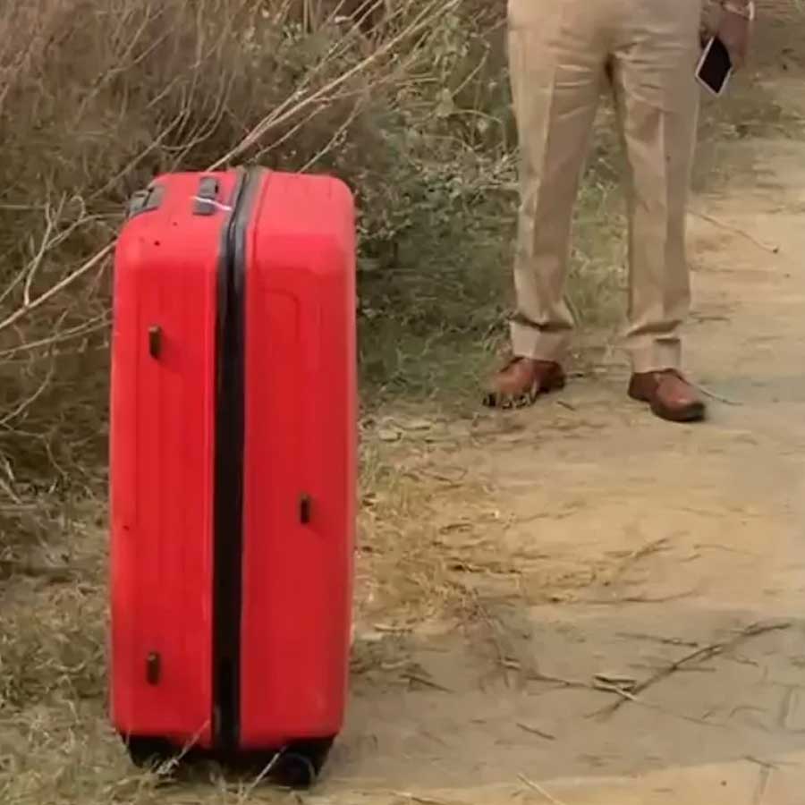 Uttar Pradesh Police investigating a case as body of a man recovered from suitcase