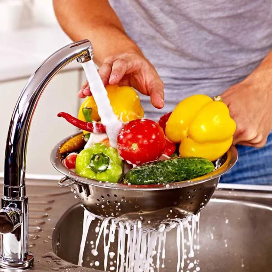 How to wash fruits thoroughly to remove dirt and pesticides which can affect health badly