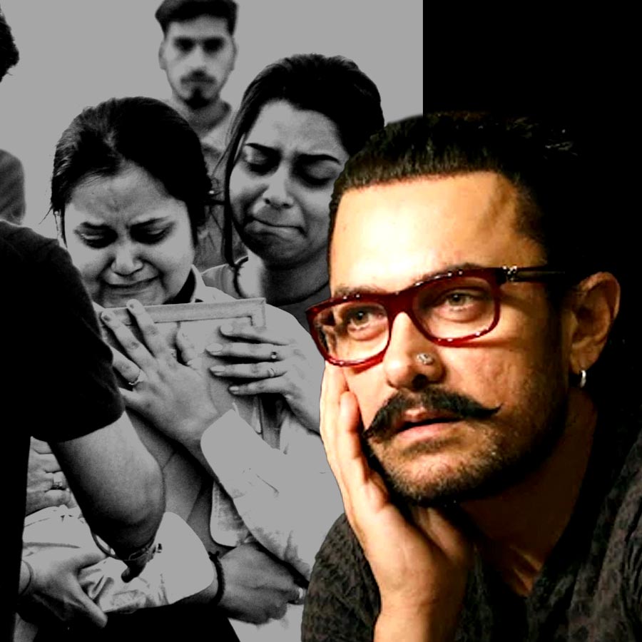 গভীর ভাবে আহত আমির।