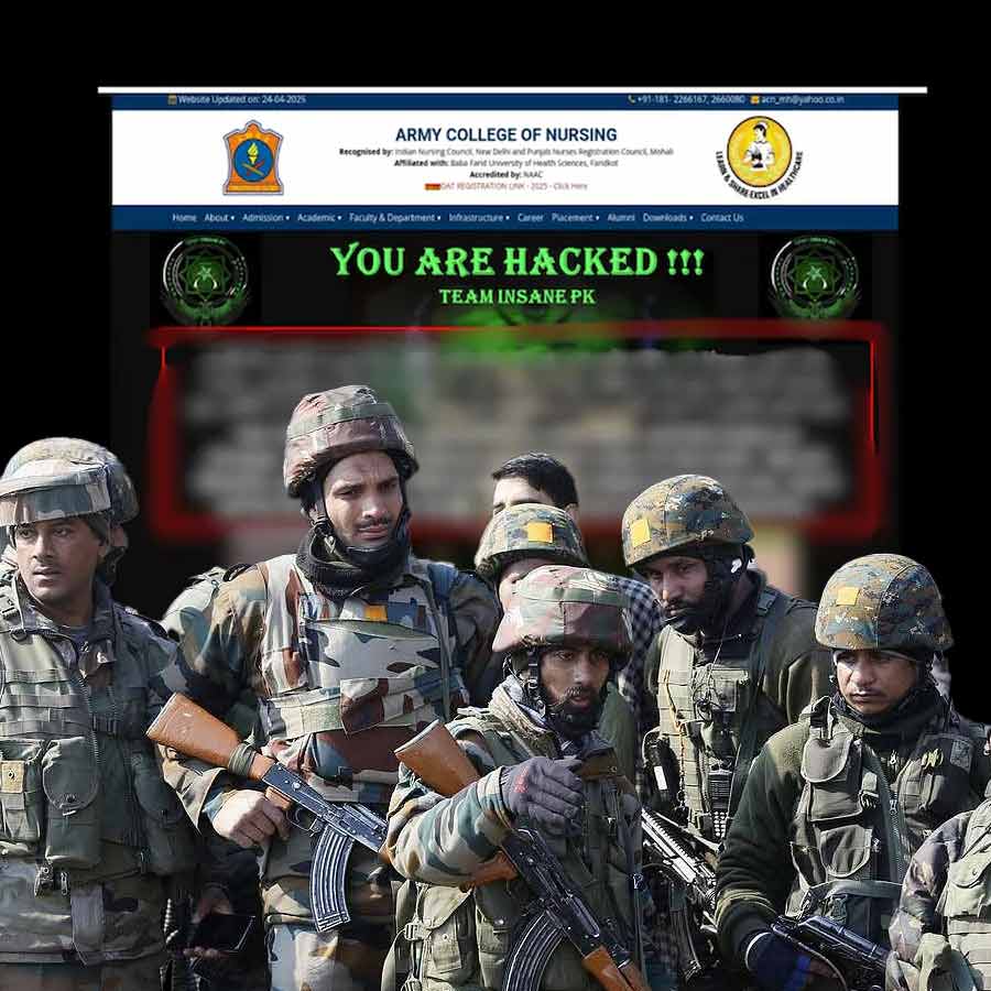 সেনা নার্সিং কলেজের ওয়েবসাইট হ্যাক্‌ড হওয়ার অভিযোগ।