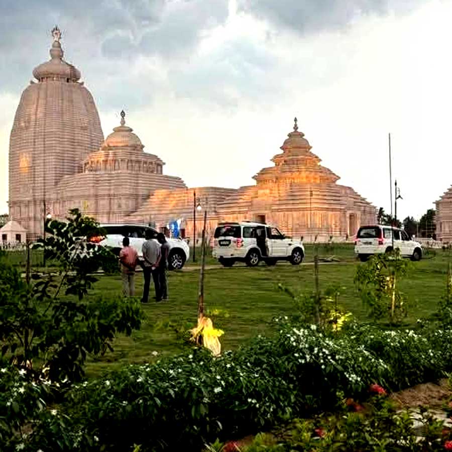 মন্দিরের মূল প্রবেশপথের সামনে ১১৬বি জাতীয় সড়কের উপর তৈরি হচ্ছে চৈতন্যদ্বার। এই চৈতন্যদ্বার পেরোলেই জগন্নাথদেবের মূল মন্দিরের প্রবেশদ্বার। স্যান্ডস্টোন বা বেলেপাথরে নকশাখচিত মূল প্রবেশদ্বারটির মাঝের অংশ অপেক্ষাকৃত উঁচু (১০ মিটার) এবং দু’দিকের অংশ অপেক্ষাকৃত নীচু (৮.৫ মিটার)। ওই ফটক দিয়ে ঢুকলেই দু’দিকে ১১টি করে পিলার সম্বলিত রোডশেড তৈরি হয়েছে। সেখান থেকে এগিয়ে গেলে দু’দিকে রয়েছে দিয়াস্তম্ভ। আরও কিছুটা গেলে দেখা যাবে অরুণস্তম্ভ। প্রায় ১০ মিটার উচ্চতাবিশিষ্ট অরুণ স্তম্ভটি তৈরি হয়েছে কালো গ্রানাইট পাথর দিয়ে। 