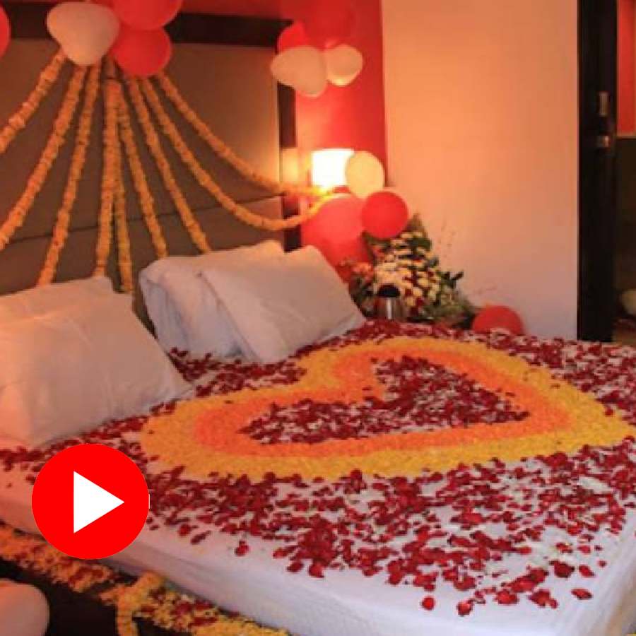 Video of unique wedding night bed creates laughter on internet