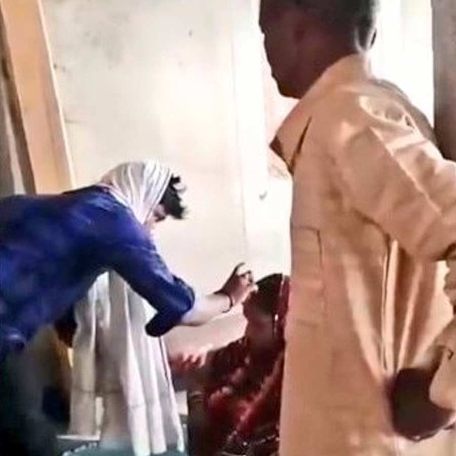 A 50-year-old woman married a 30-year-old man who is related to her as a grandson in Uttar Pradesh