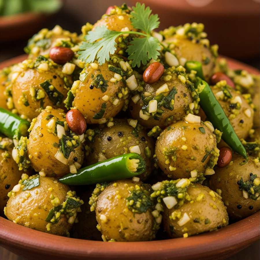 জ্বরের মুখে রুচি ফেরাতে হোক বা সান্ধ্য আড্ডার ‘স্ন্যাকস’, ঝটপট বানিয়ে নিতে পারেন থেচা আলু