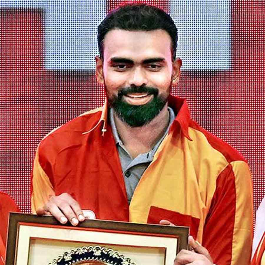 Parattu Raveendran Sreejesh gave the audience a real surprise after being honored with the 'Bharat Gaurav' award