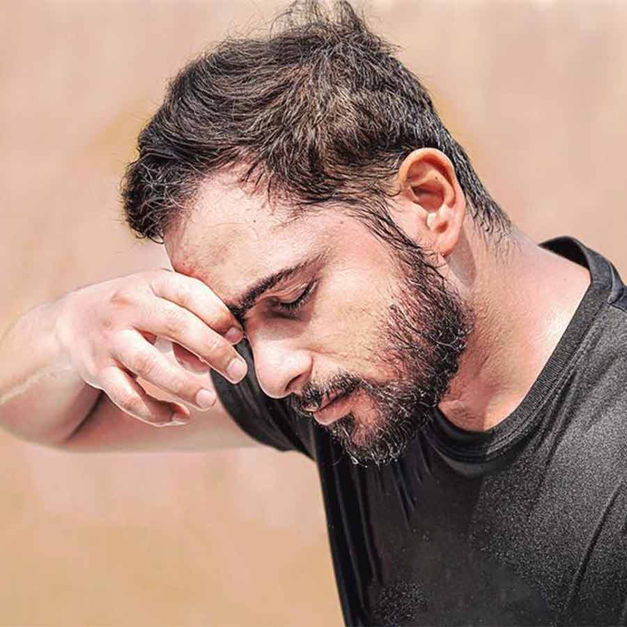 Be careful if you sweat more than usual