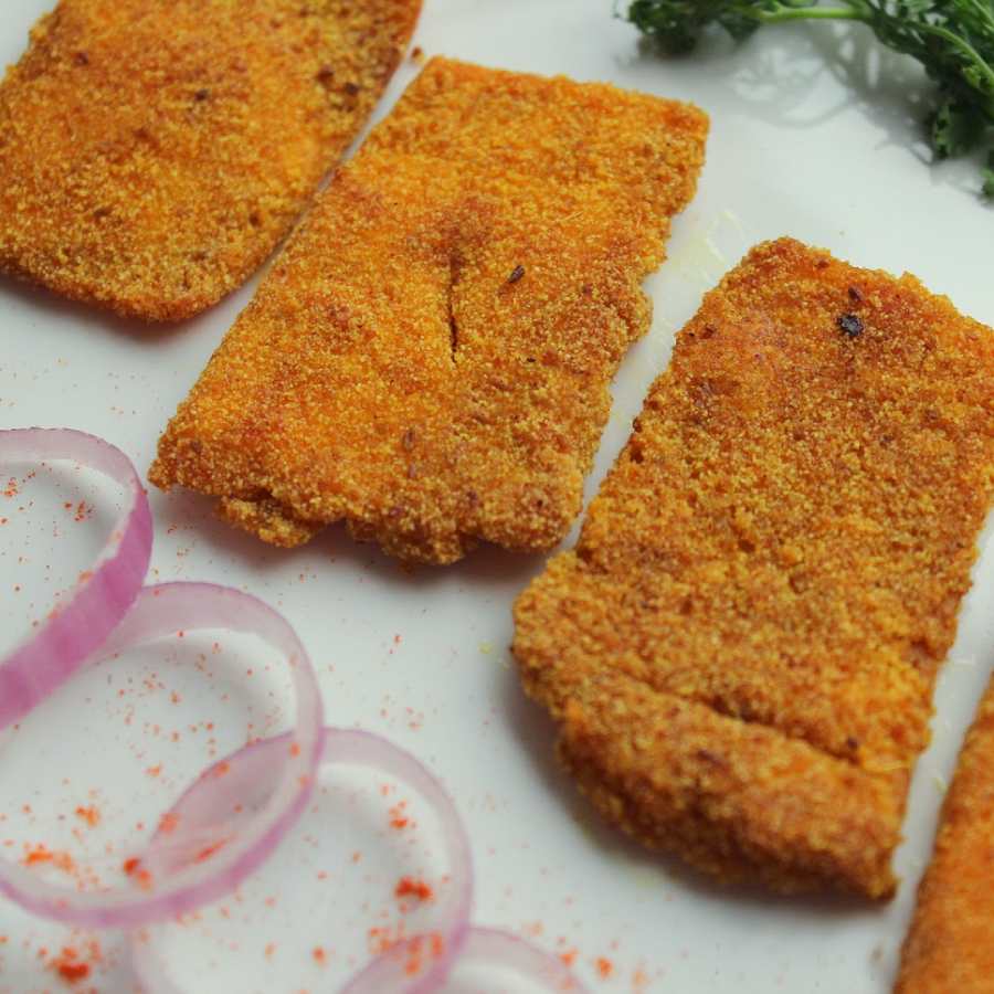 A Crispy vegeterian Recipe of yam also known as Ol in bengal dgtl