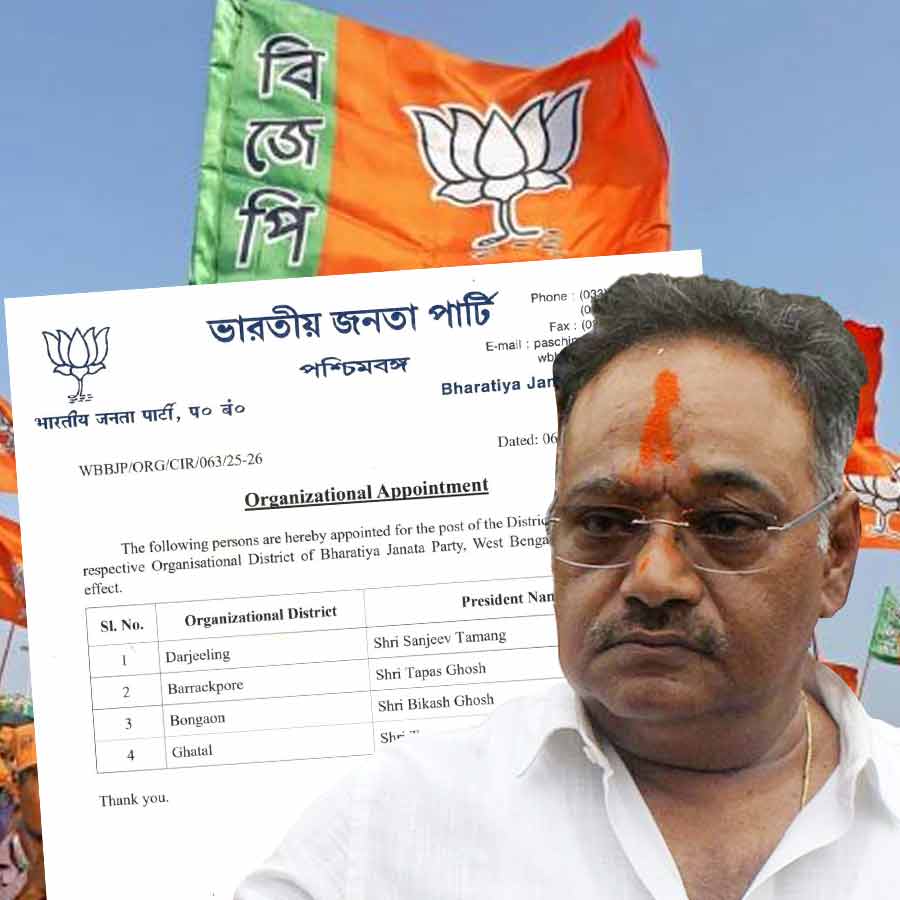 Bengal BJP announces four district Presidents, New faces in three