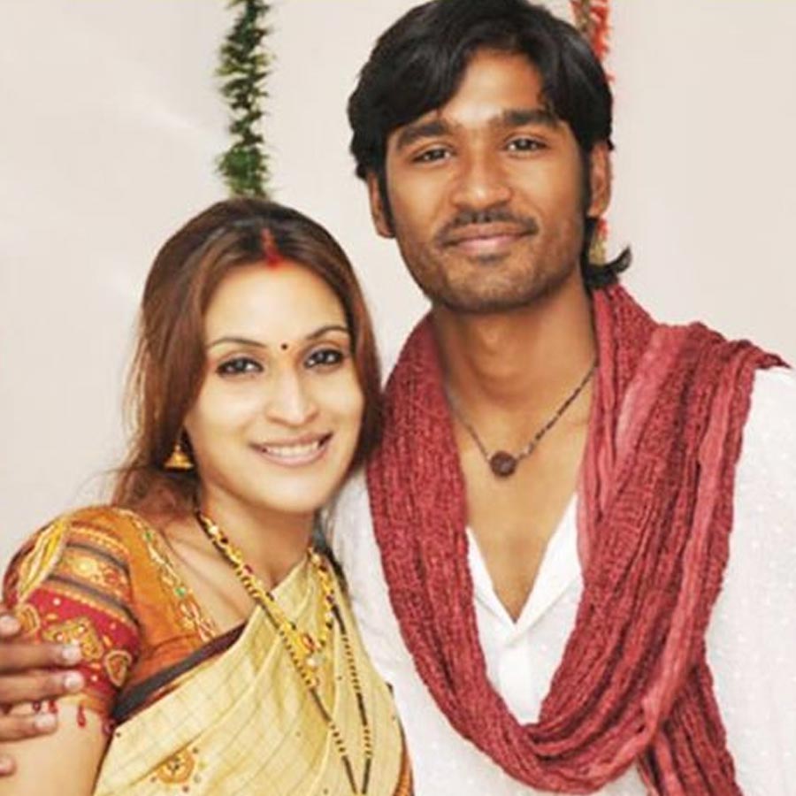 Dhanush with Aishwarya Rajinikanth