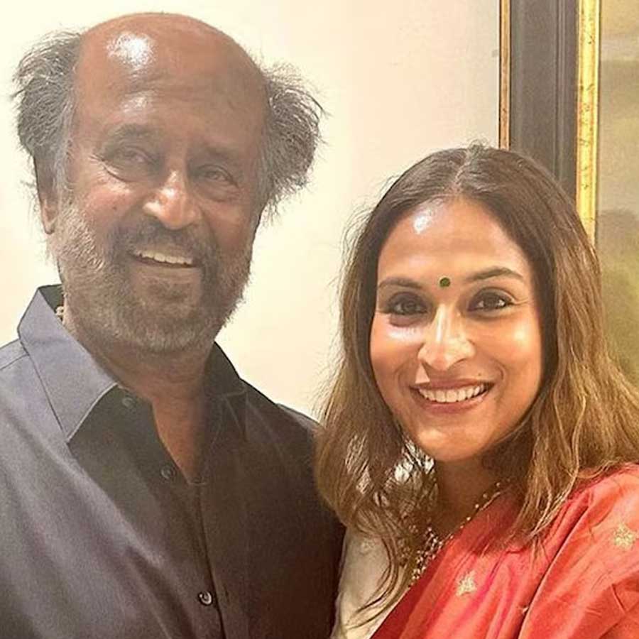 Aishwarya Rajinikanth and Rajinikanth