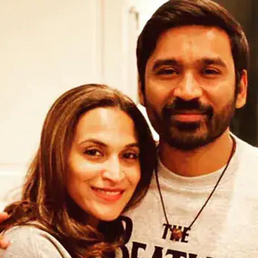 Dhanush with Aishwarya Rajinikanth