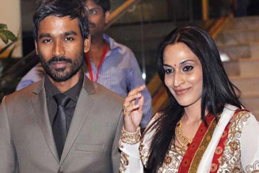 Dhanush with Aishwarya Rajinikanth