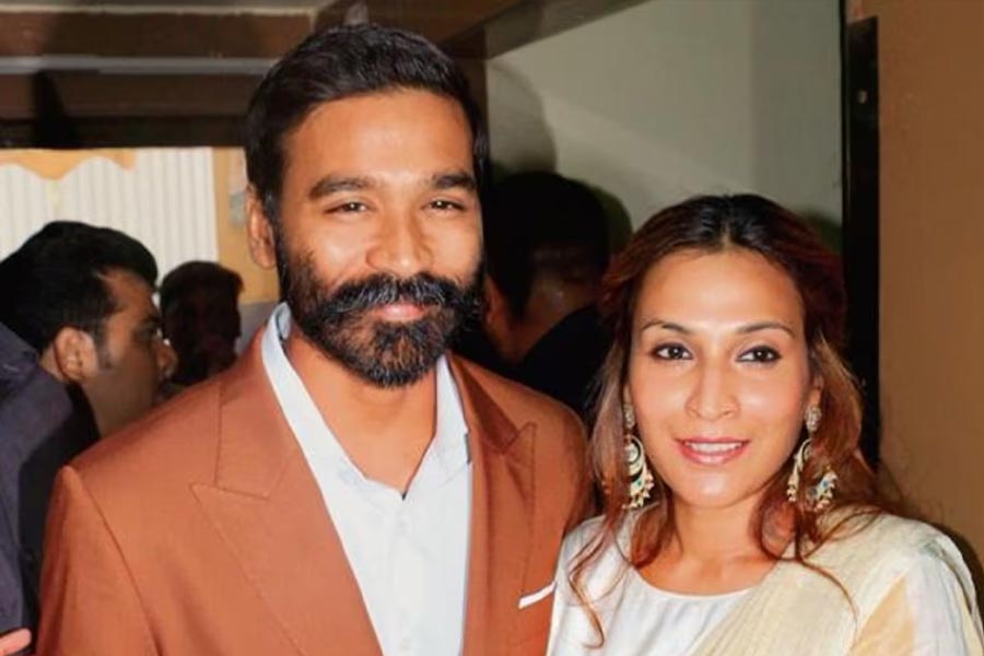 Dhanush with Aishwarya Rajinikanth