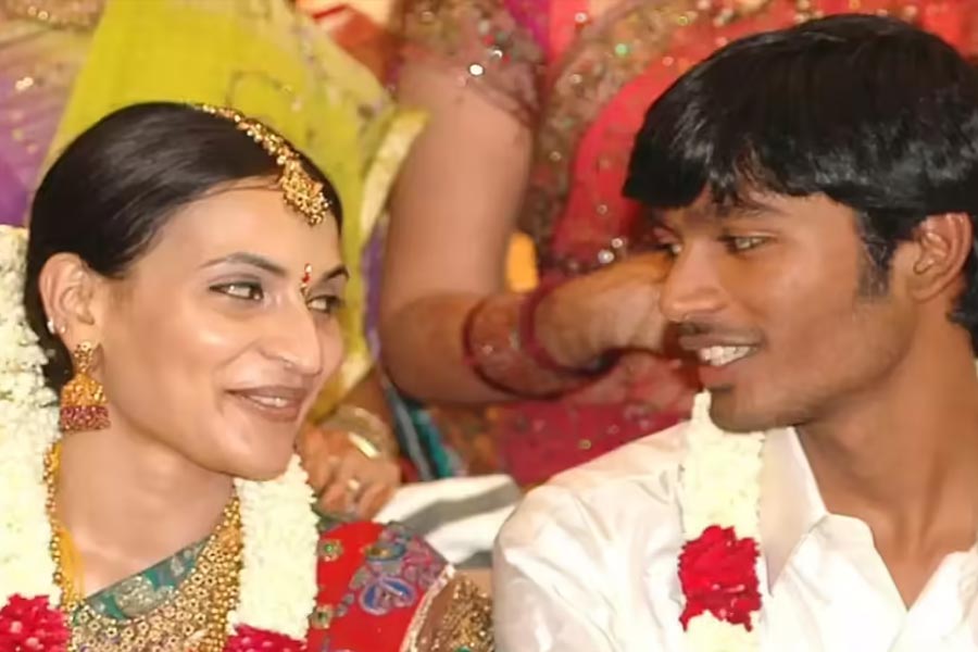 Dhanush with Aishwarya Rajinikanth