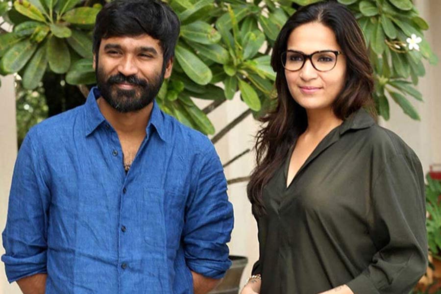 Dhanush with Aishwarya Rajinikanth