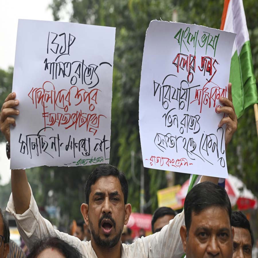 BJP believes that the more people speak Hindi language, the bigger their empire will grow