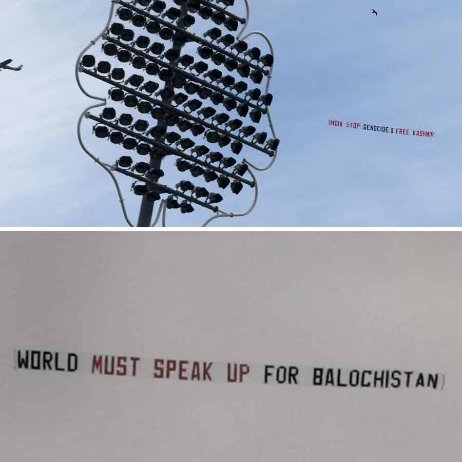 Protest during ICC Cricket World Cup 2019