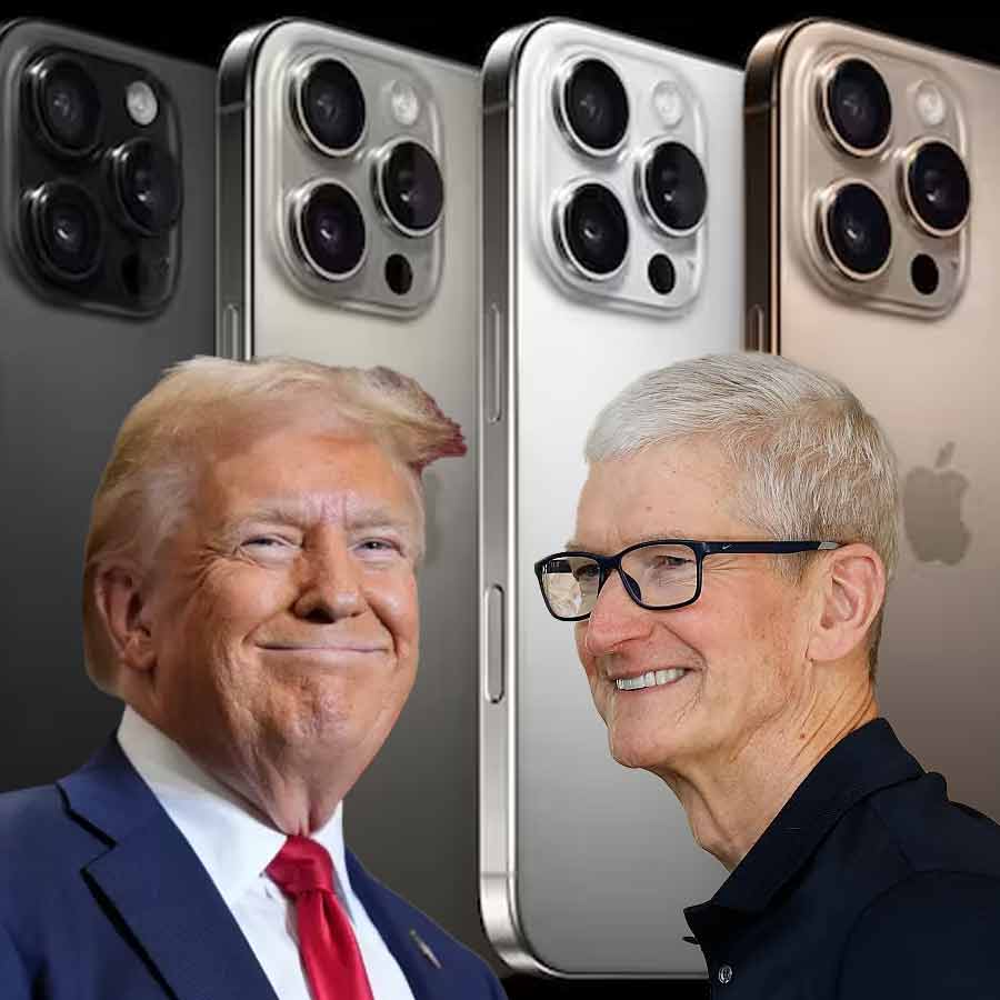 Questions are being raised about whether Apple made huge investments in America under pressure from Donald Trump