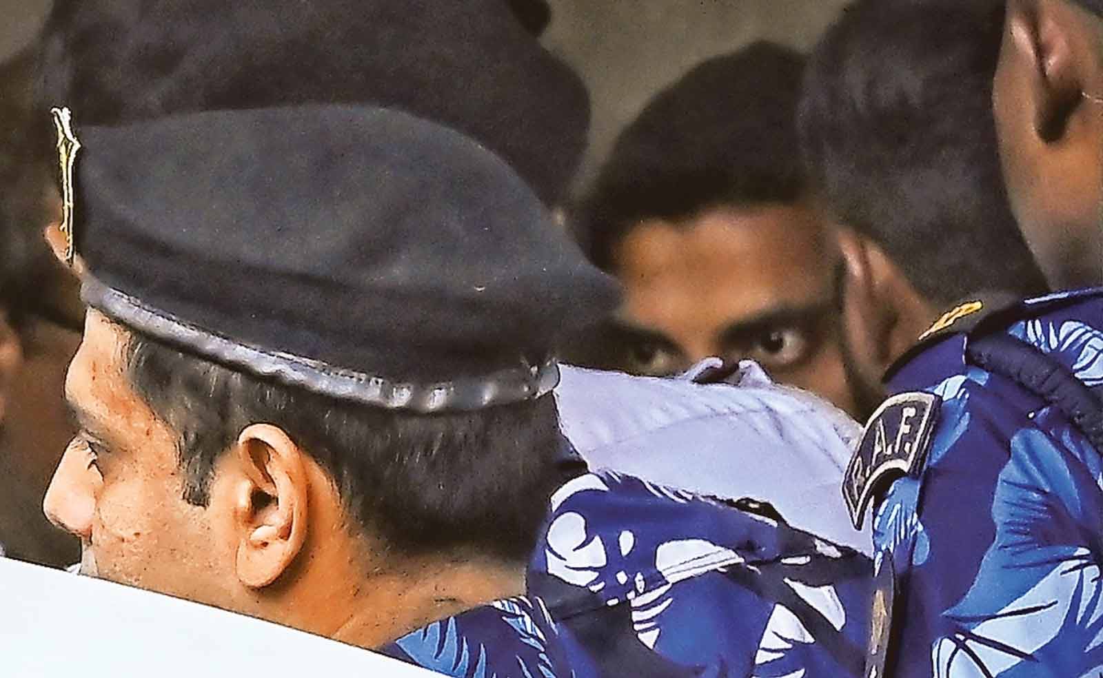 দোষী সাব্যস্ত হওয়ার দিন সঞ্জয় রায়। 