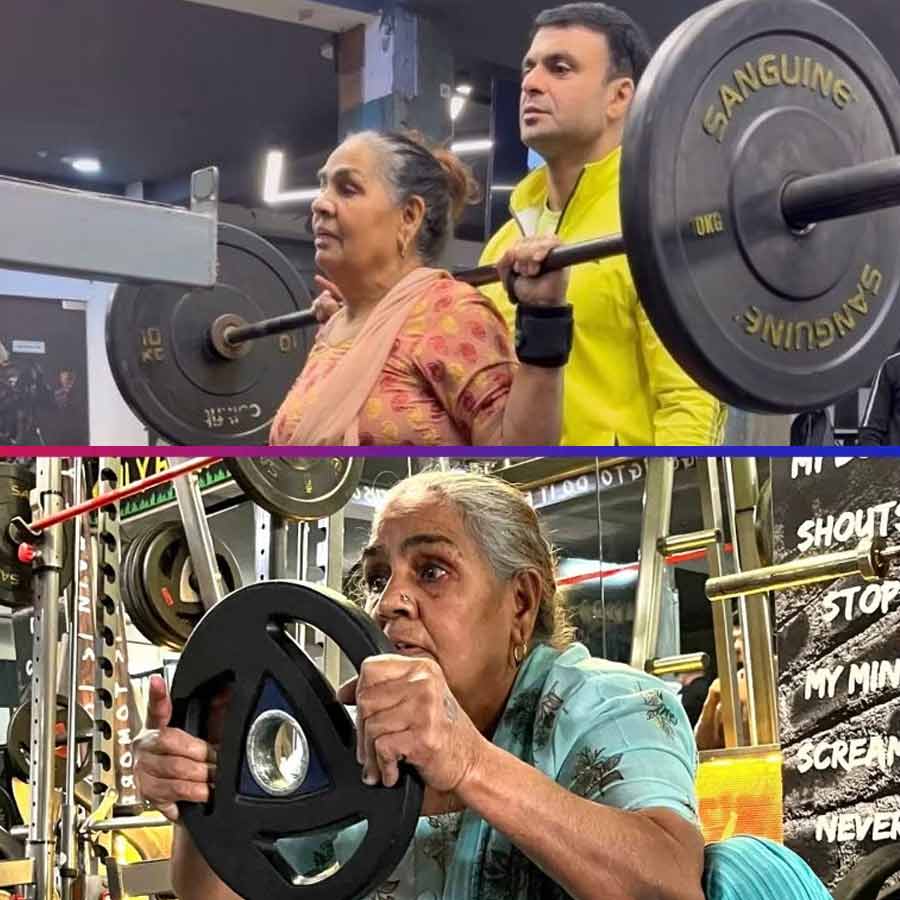 জিমে সকলকে টেক্কা ৭০ বছরের ‘তরুণী’র! রোজ রাতে চাই দুধ, দিনে পাতভর্তি ভারতীয় খাবার