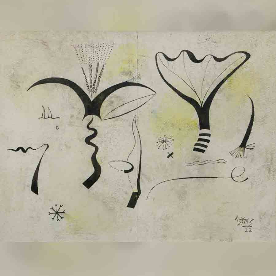 Review of an Art exhibition on the works of Ganesh Haloi