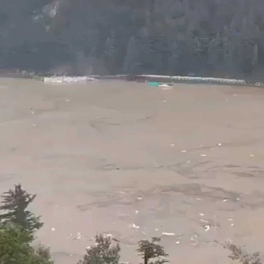 Bhagirathi river's flow changes due to recent flash flood in Uttarkashi dgtl