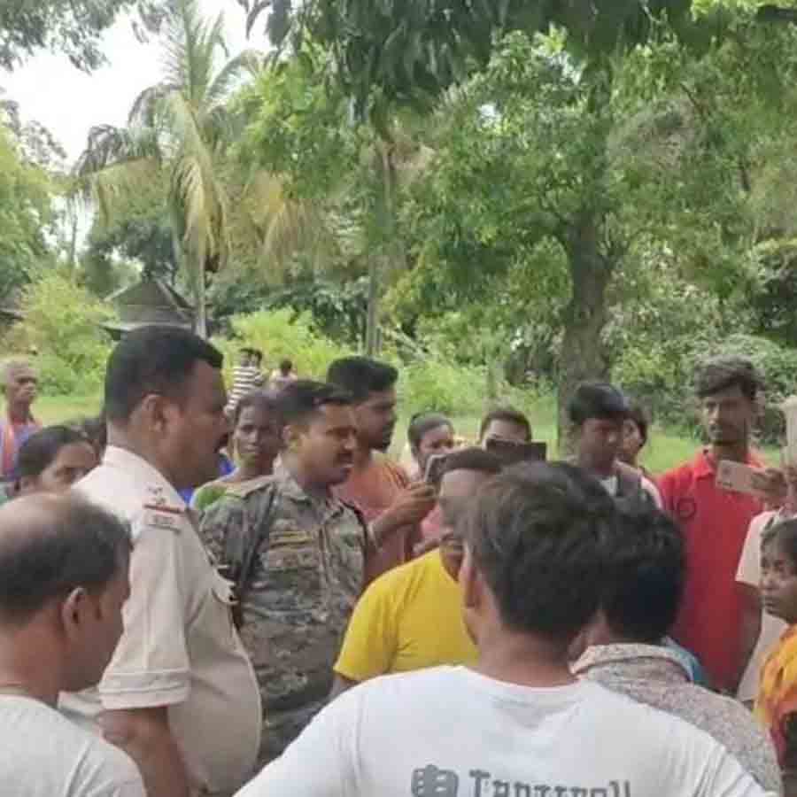 Dantan Police rescued a woman who were held by villagers in suspect of witch dgtld