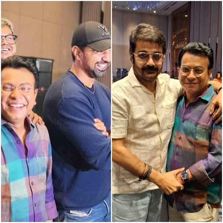 দেব এবং প্রসেনজিতের সঙ্গে রুদ্রনীল।